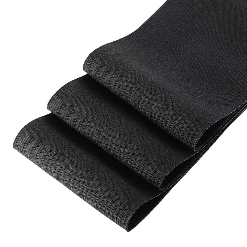 EBOOT 1 Pcs Elastic Spool (4 Inch X 5 Yard,Black) - Image 2